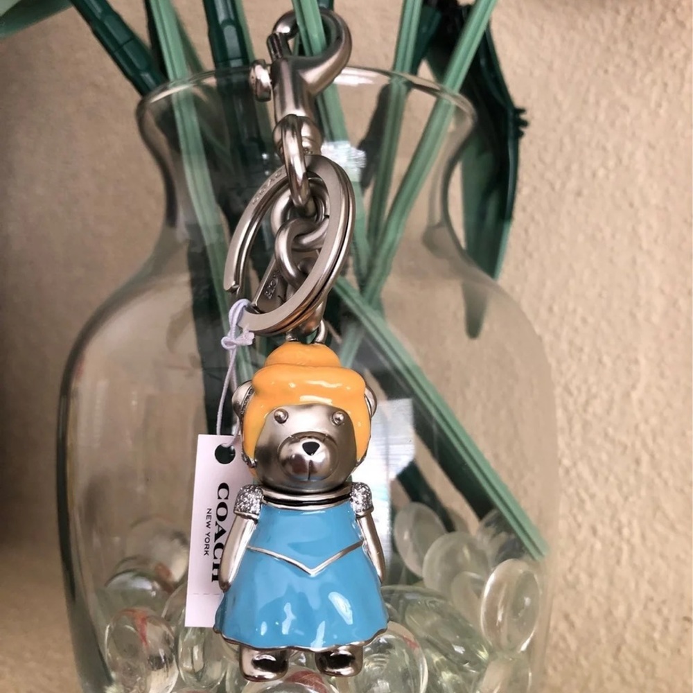 Disney X Coach Cinderella Bear Bag Charm